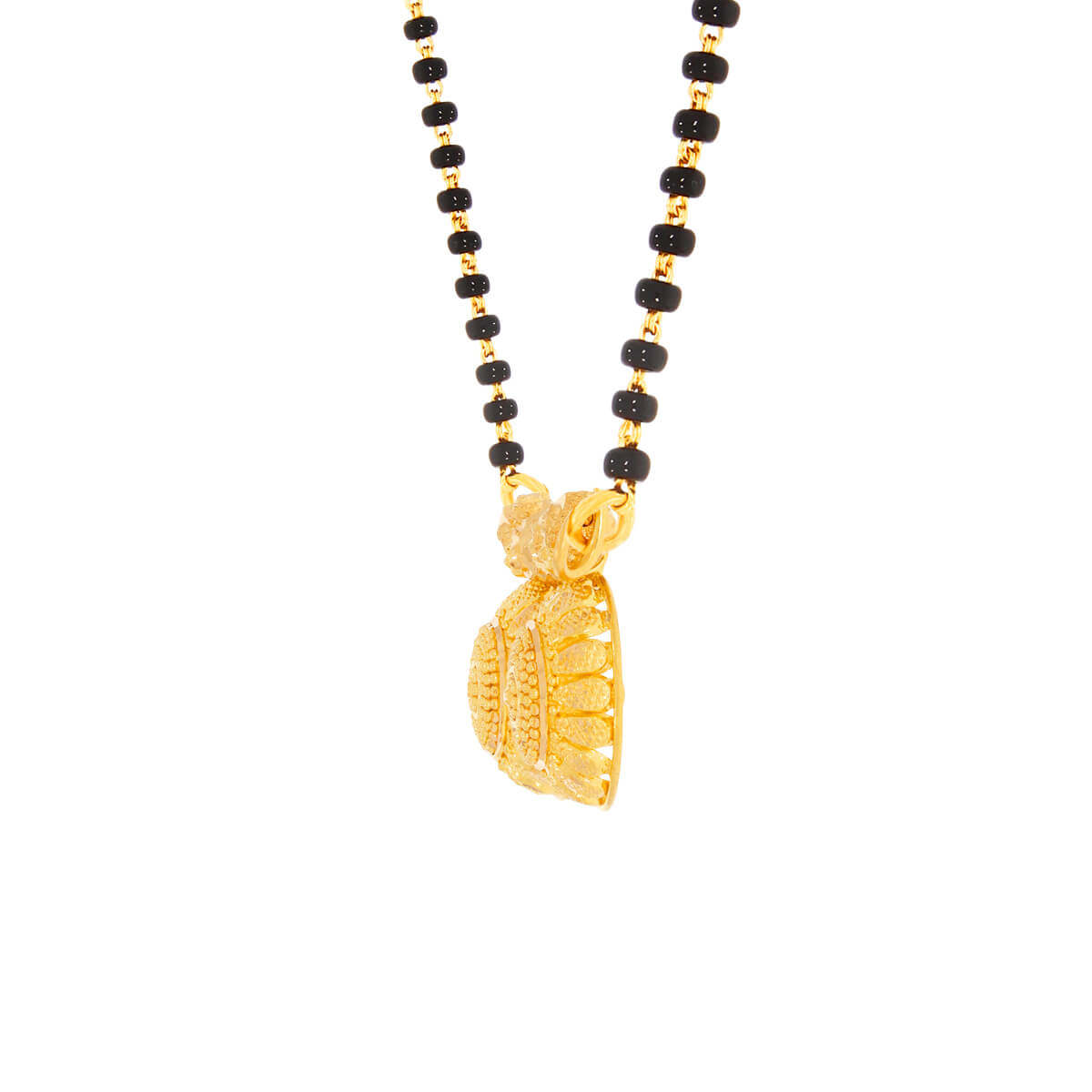Graceful Floral 22K Gold Maniwati