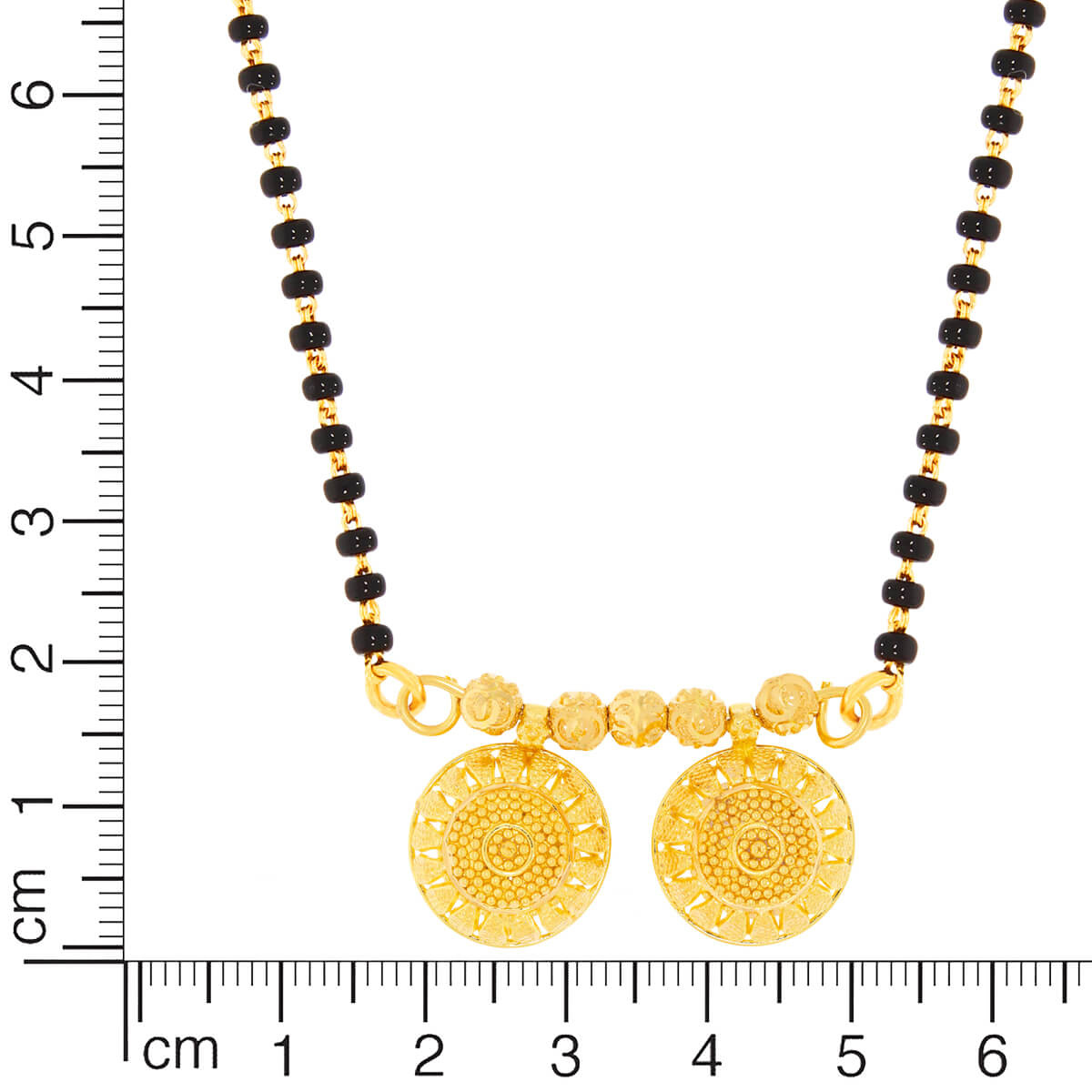 Graceful Floral 22K Gold Maniwati