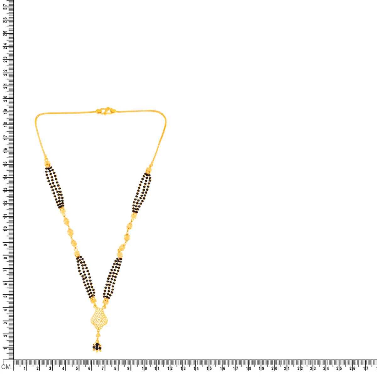 Classic Glow 22K Gold Short Mangalsutra
