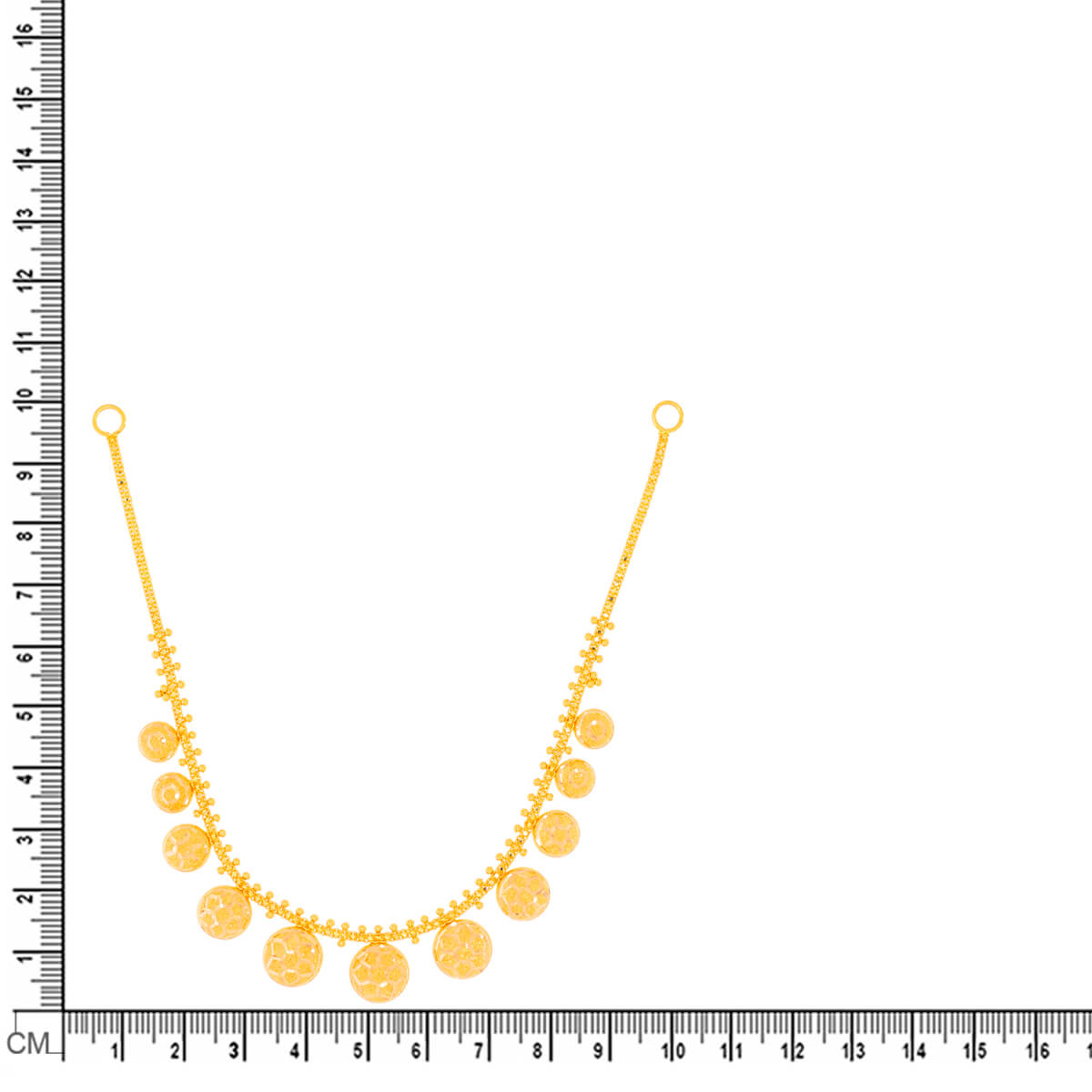 Glorious Charm Gold Short Necklace