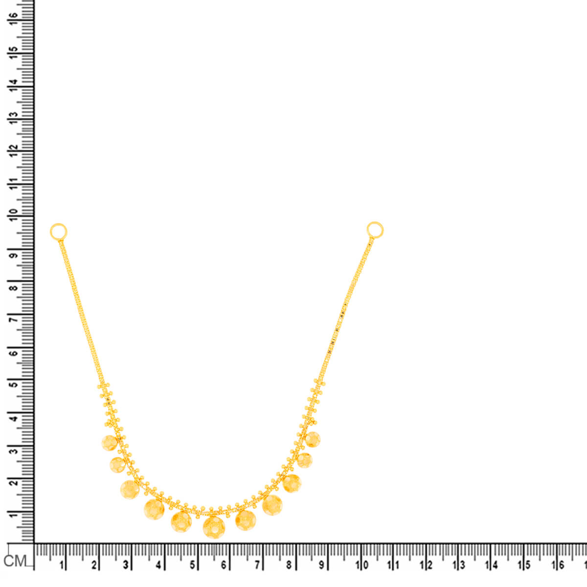 Cheerful Grace Gold Short Necklace