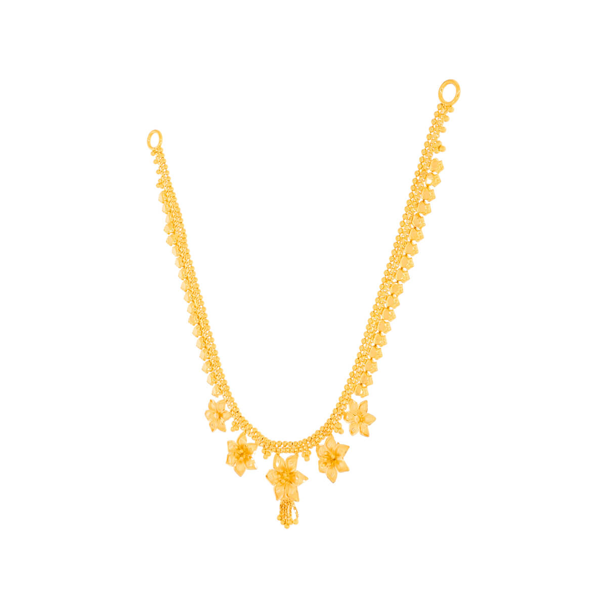 Cheerful Blossom Gold Short Necklace