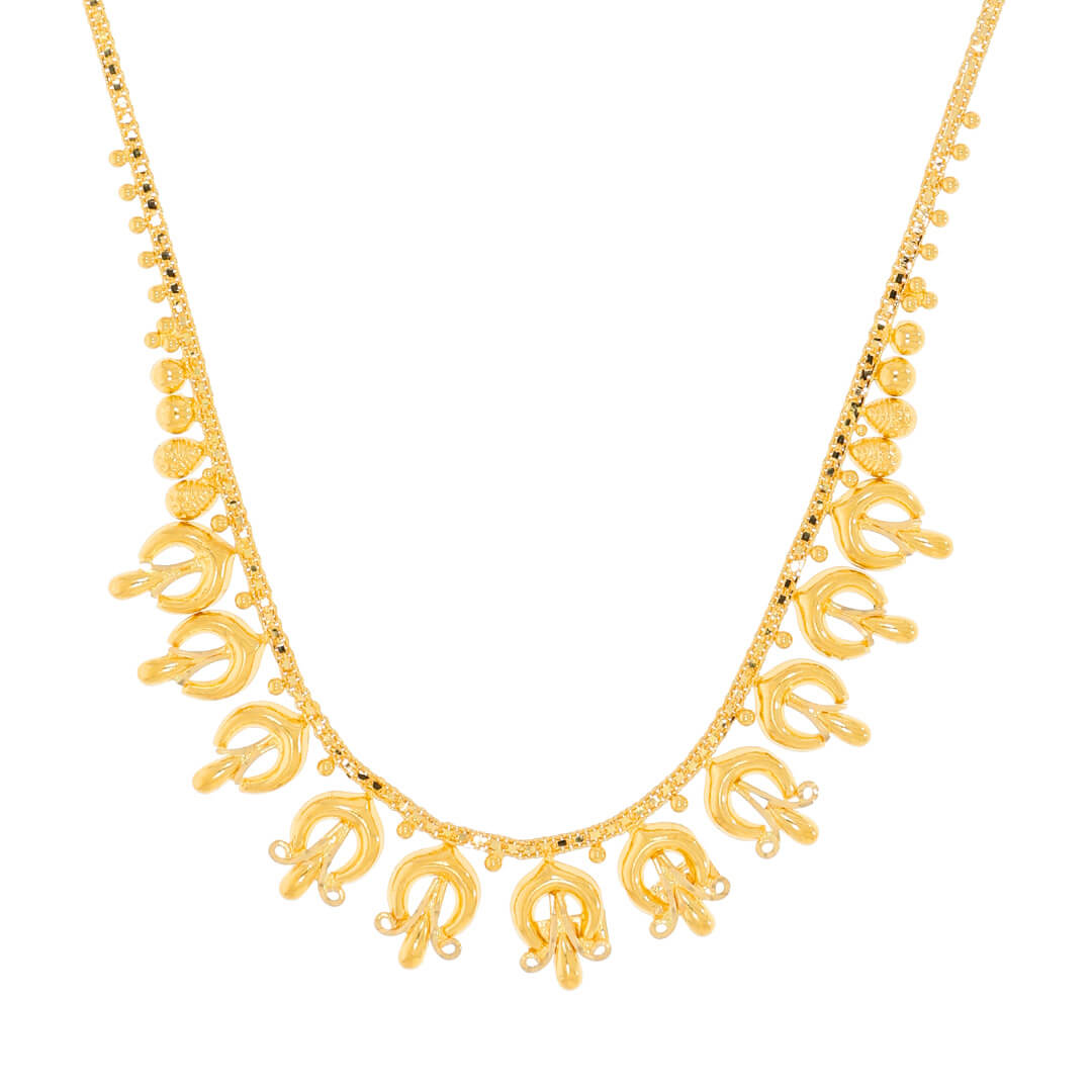 Captivating Charm Gold Short Necklace