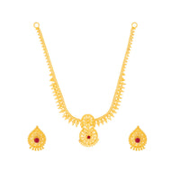 Refined Classism Gold Short Necklace