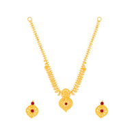 Glamorous Glow Gold Short Necklace