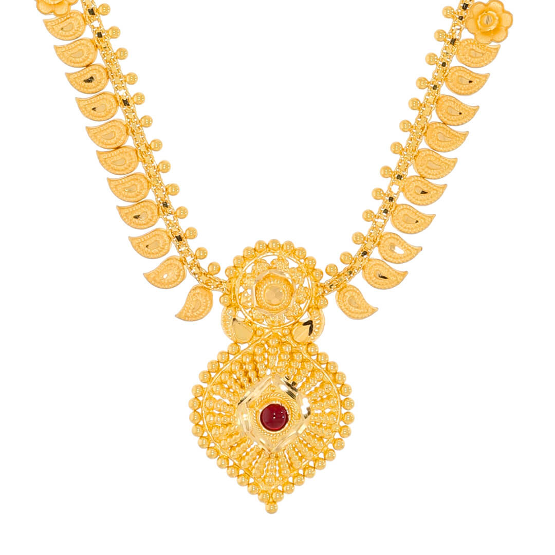 Glamorous Glow Gold Short Necklace