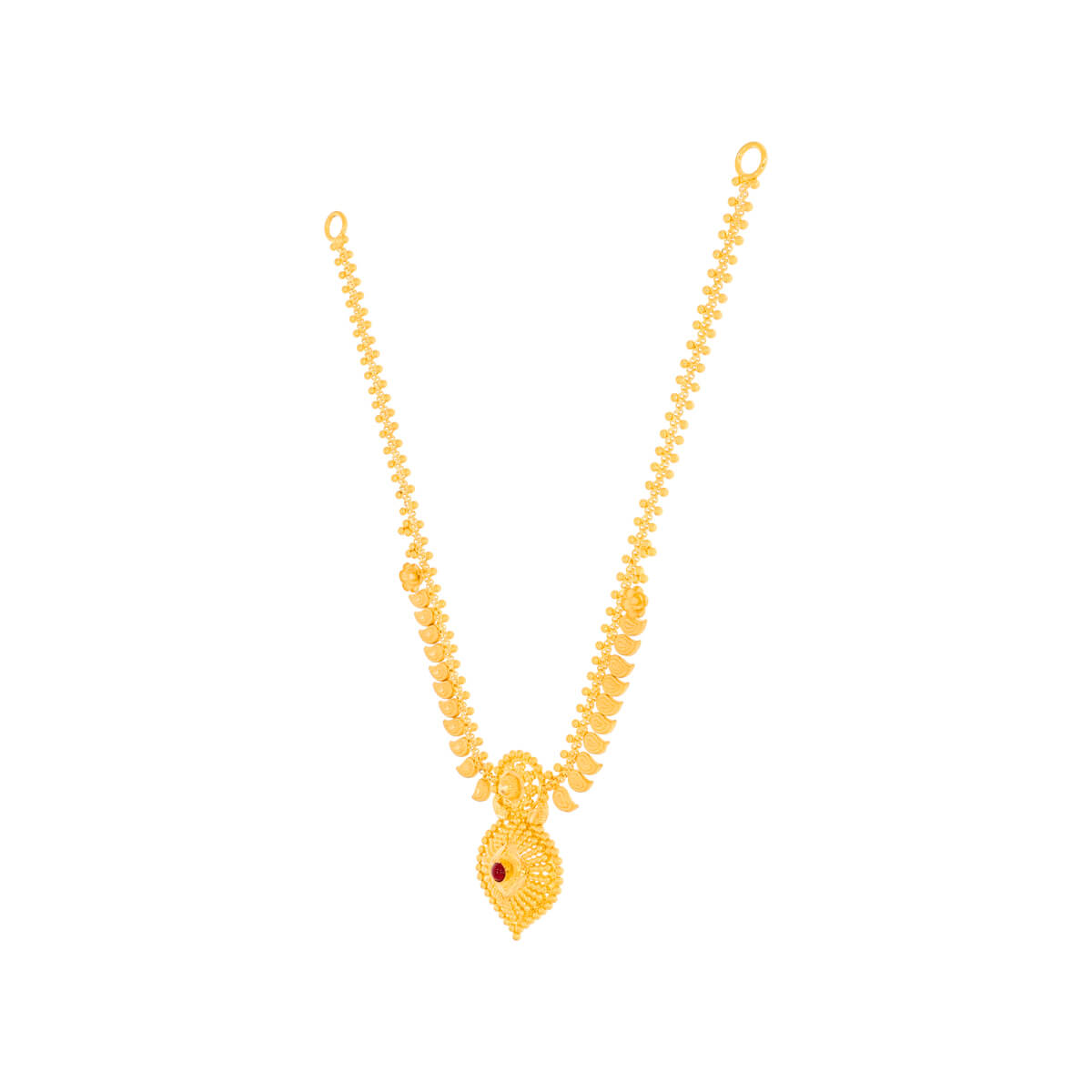 Glamorous Glow Gold Short Necklace