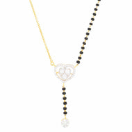 Graceful Blossom Diamond Short Mangalsutra 18K