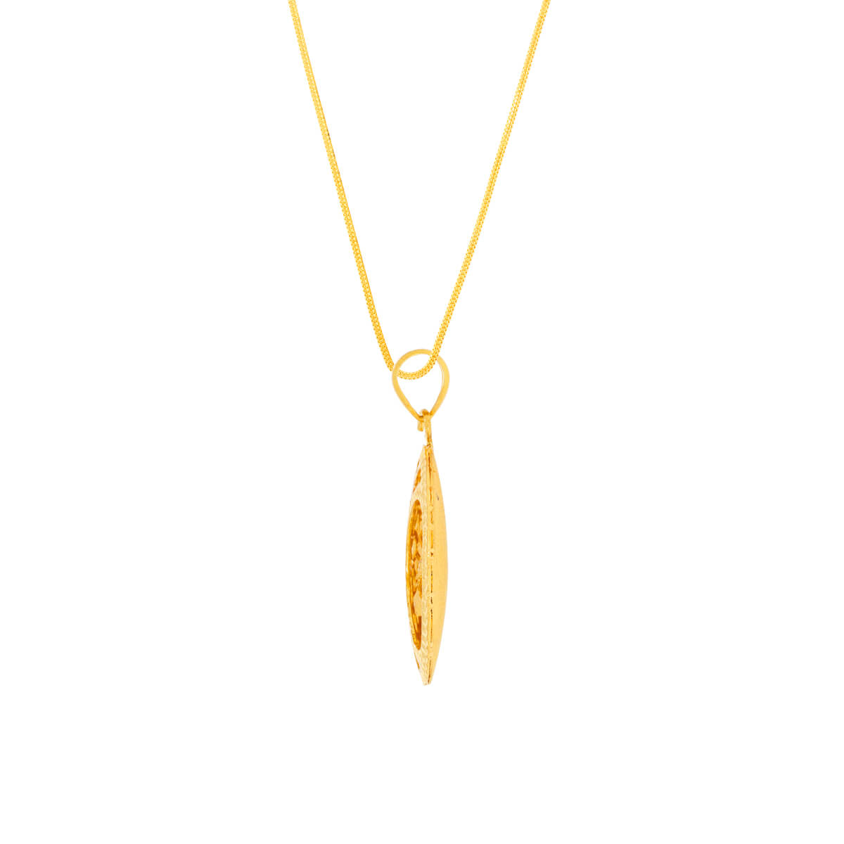 Exclusive Floral Artistry Gold Pendant