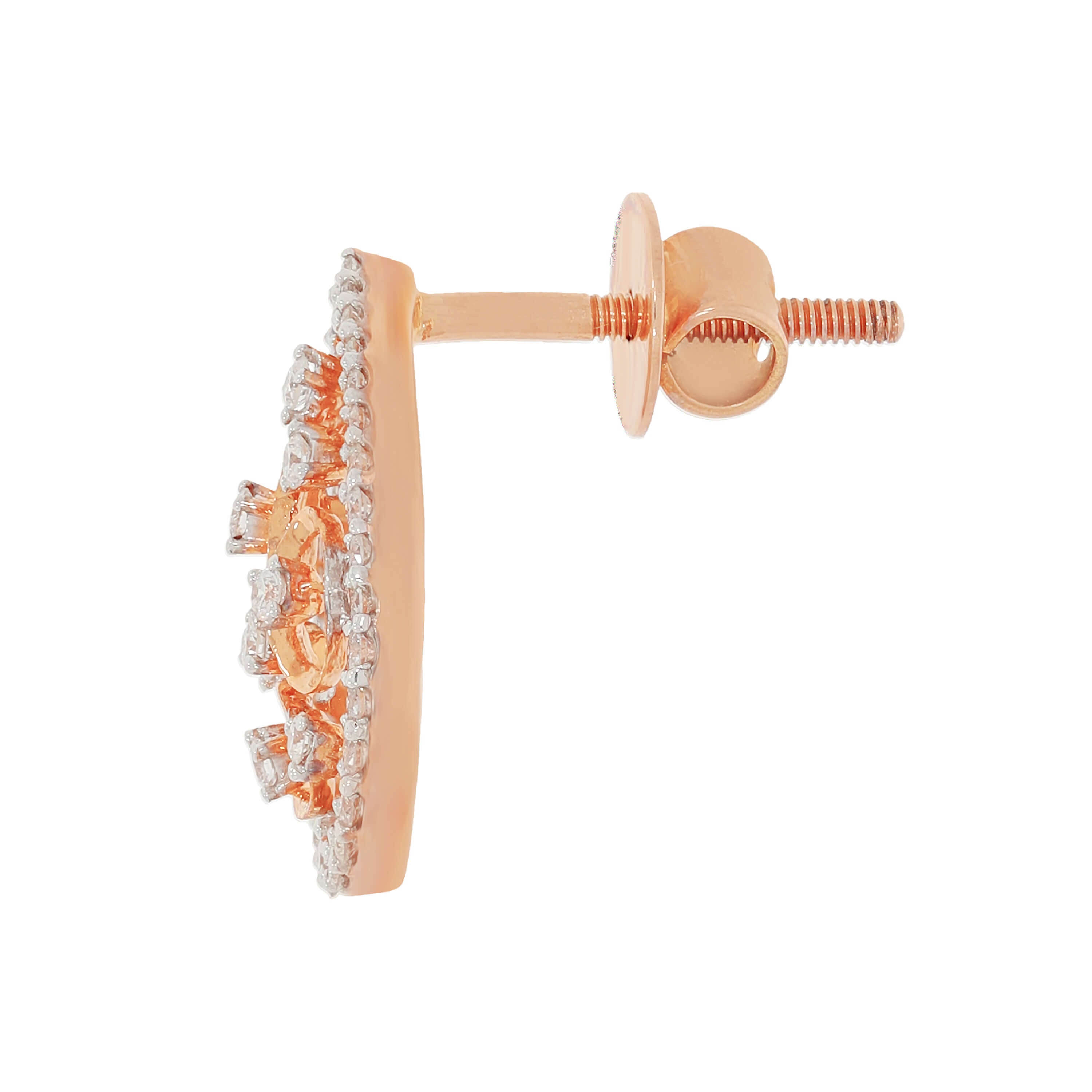 Dazzling Paisley 18K Studs
