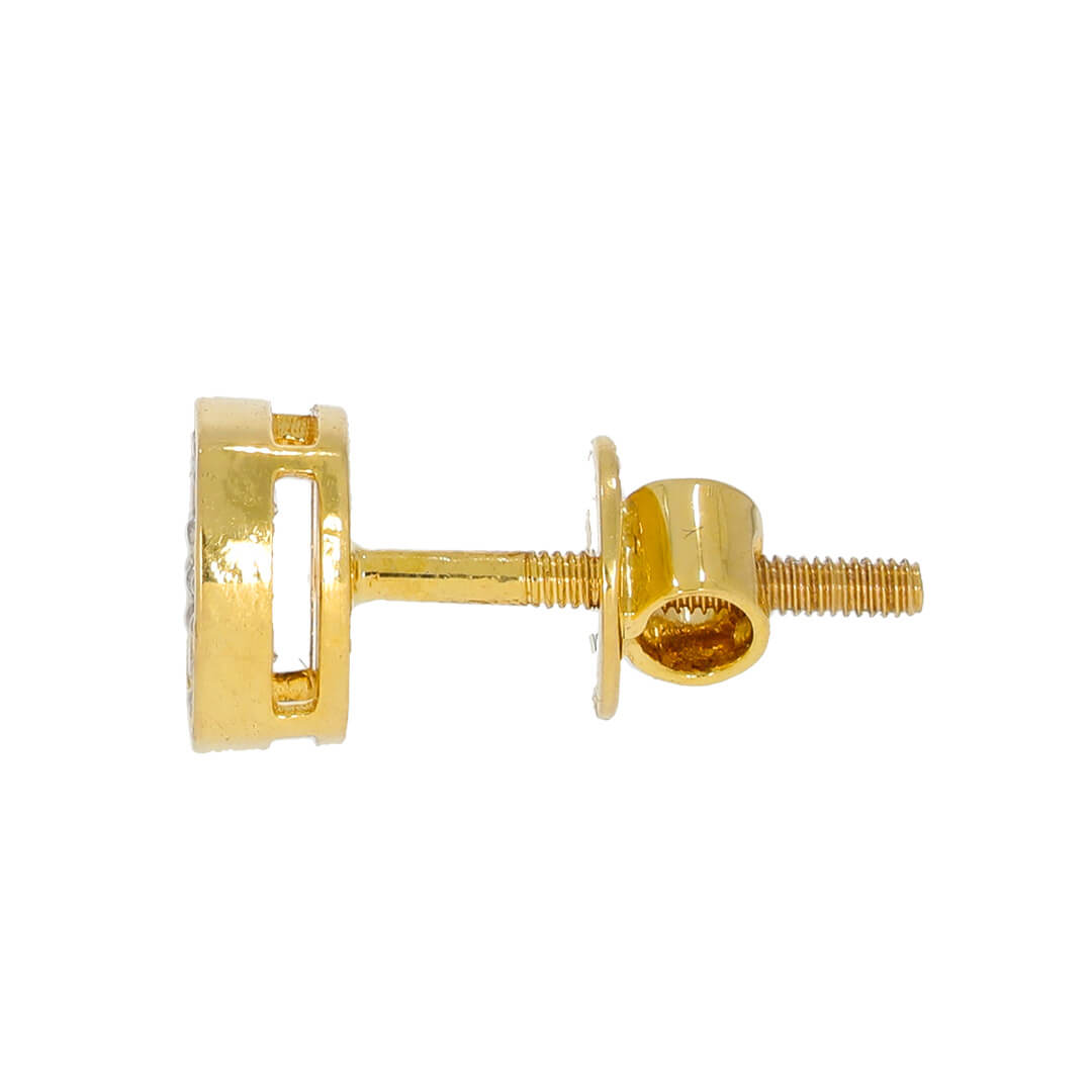 Diamond Box Studs for Sophisticated Touch 18K