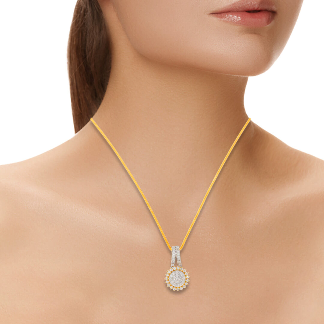 Sunbeam Dazzle Diamond Pendant