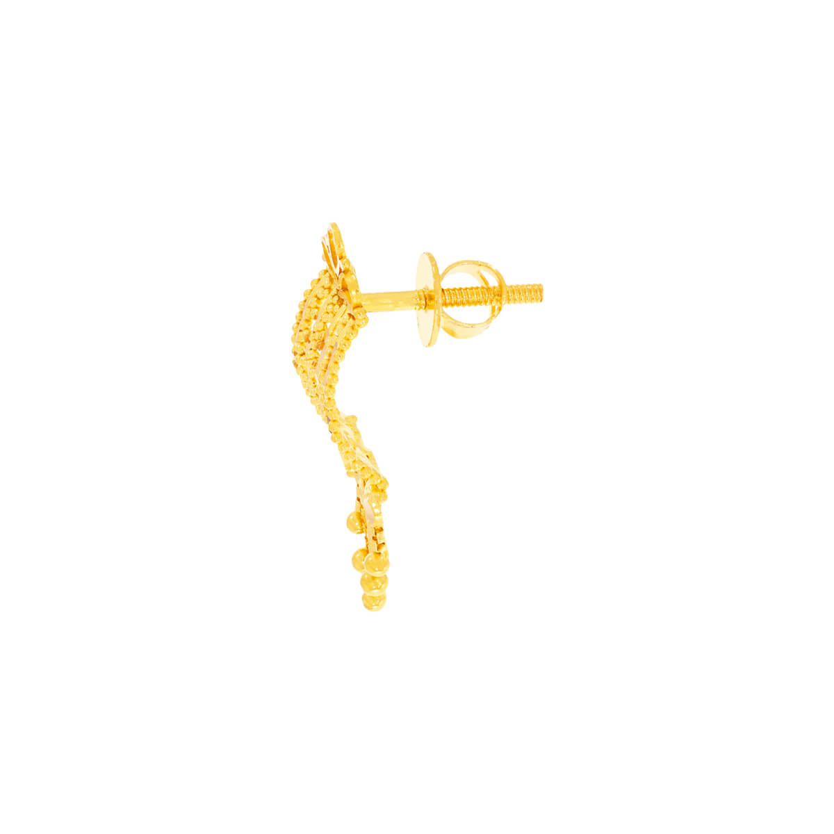 Slender 22K Gold Studs for Sleek Minimalistic Touch
