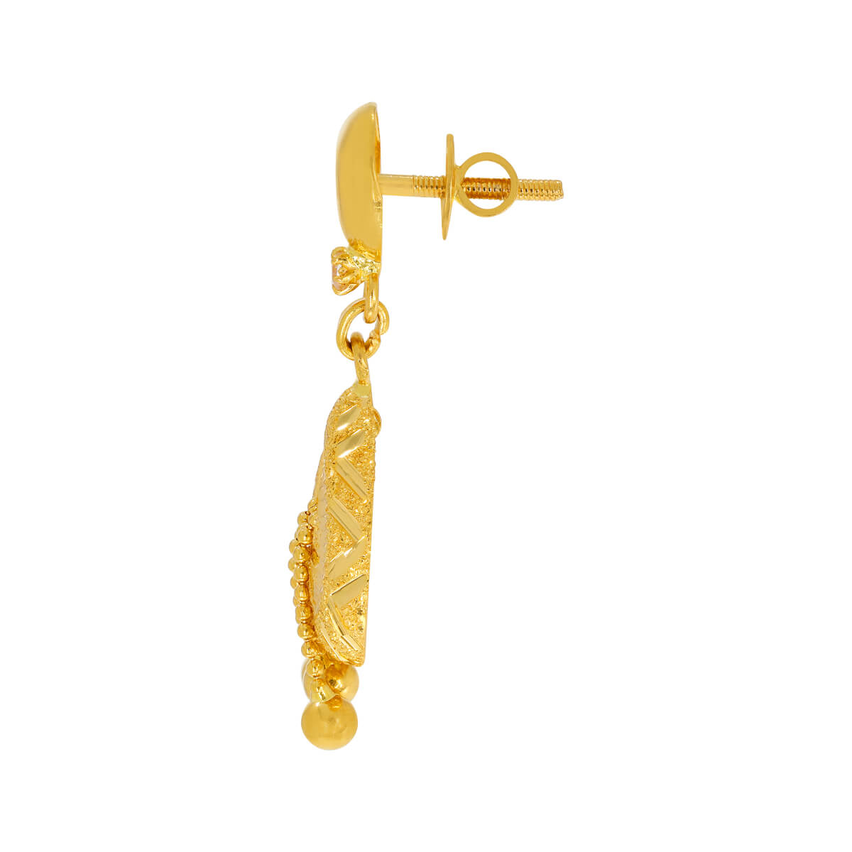 Modern Minimalism 22K Gold Danglers