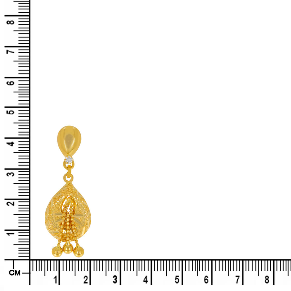 Modern Minimalism 22K Gold Danglers