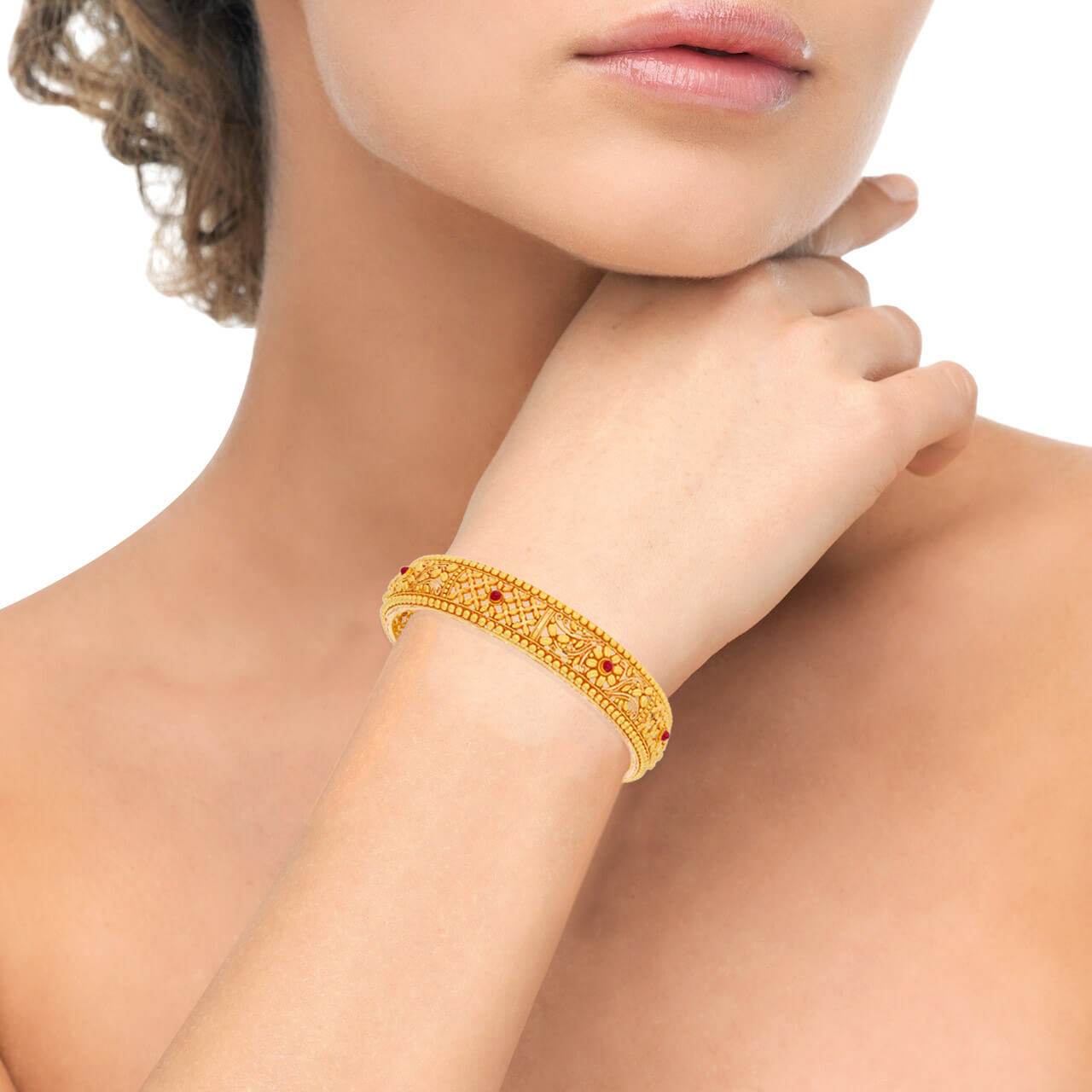Regal Flora Grace Gold Bangle