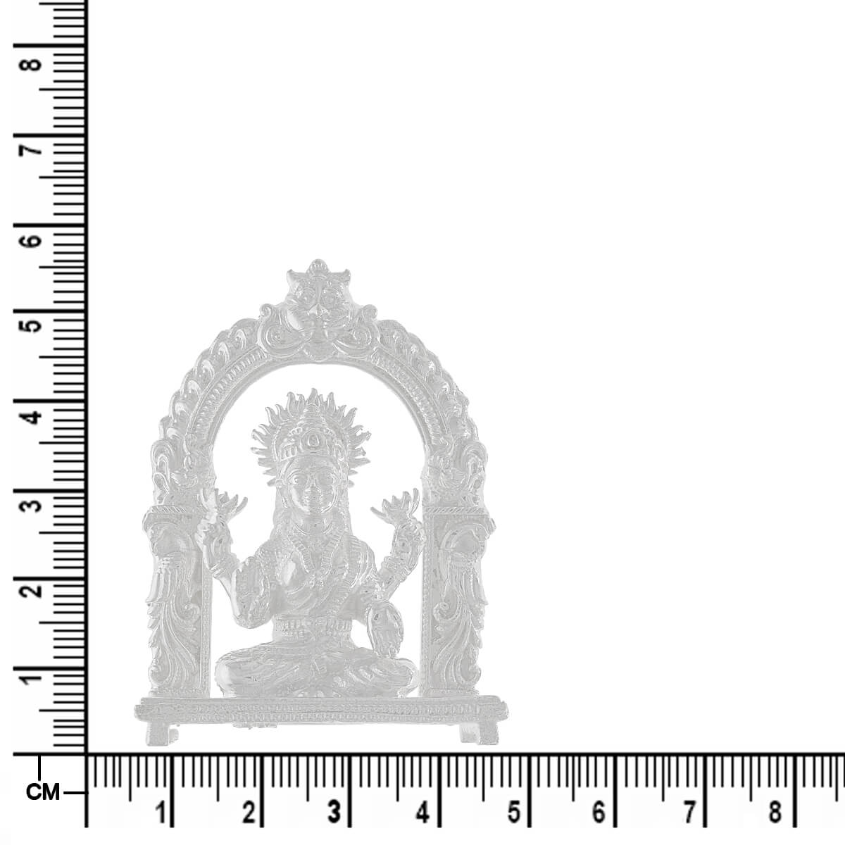 Enchanting Shine Silver Laxmi Idol