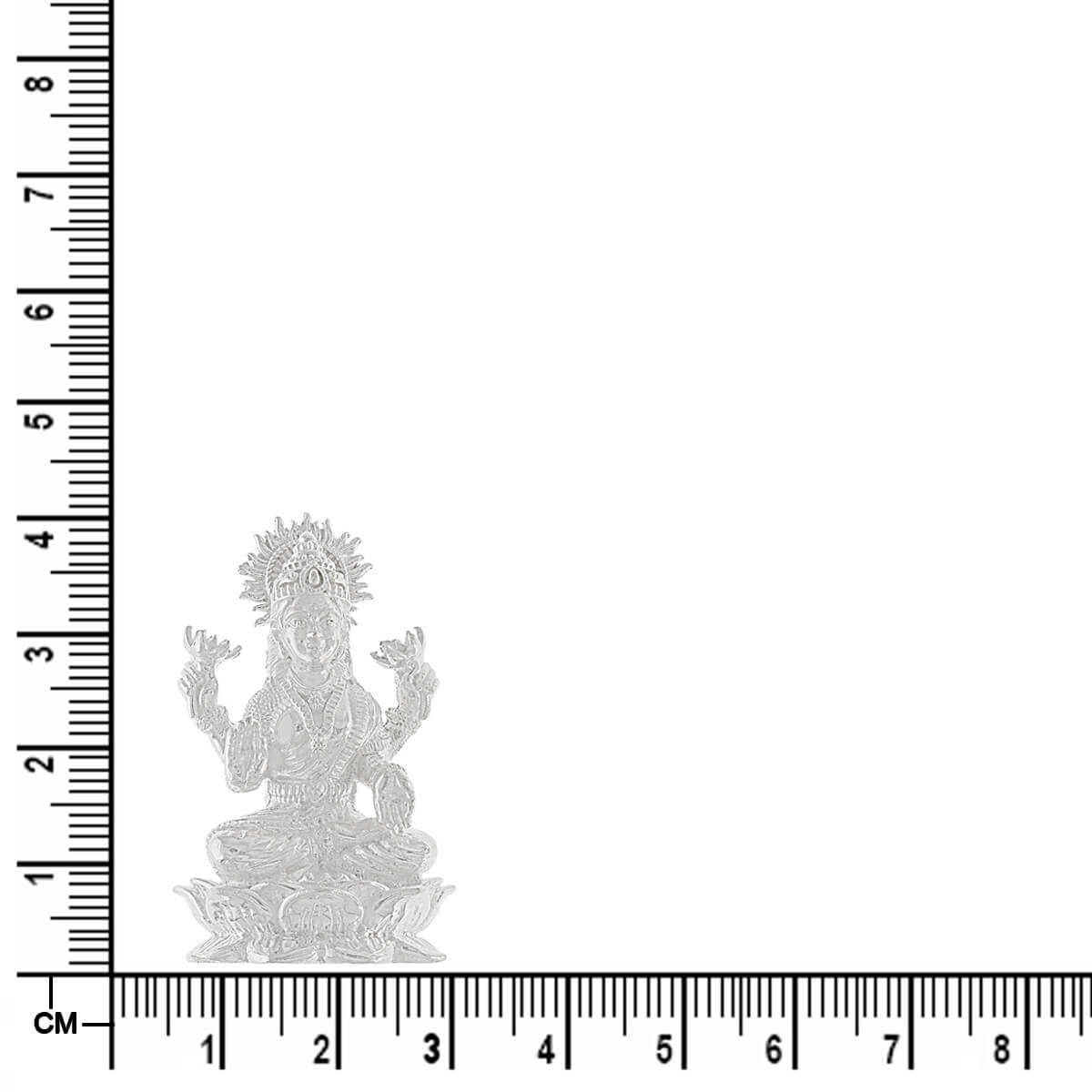 Benevolent Glow Silver Laxmi Idol