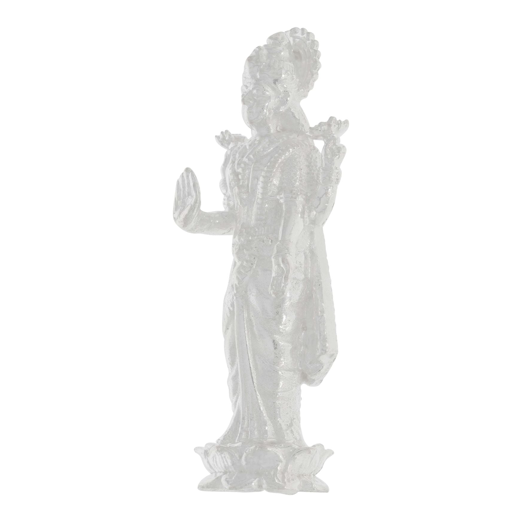 Compassionate Elegance Silver Laxmi Idol