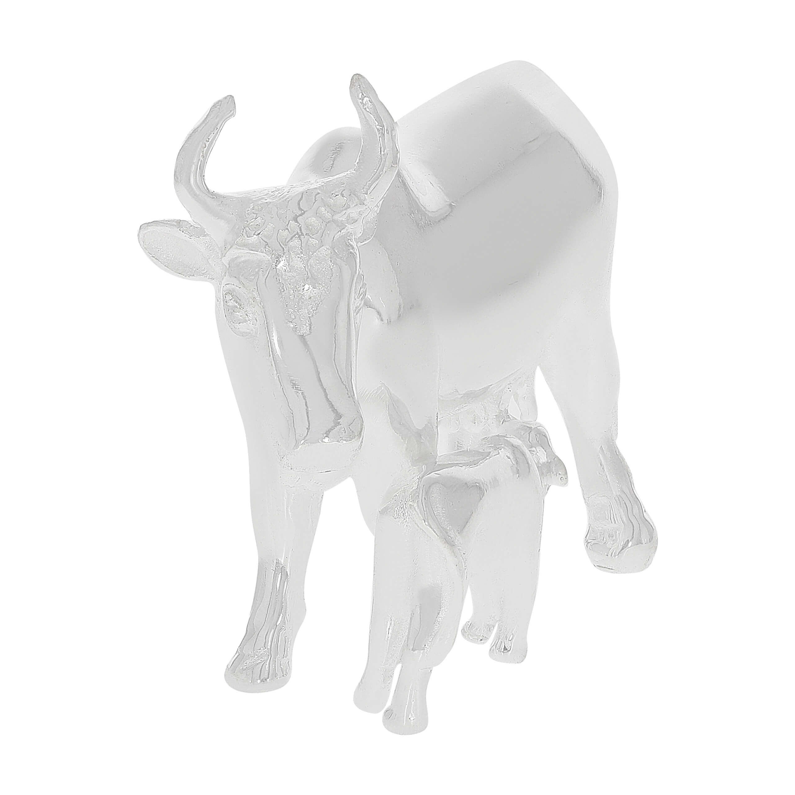 Tranquil Shine Silver Cow Baby Holo