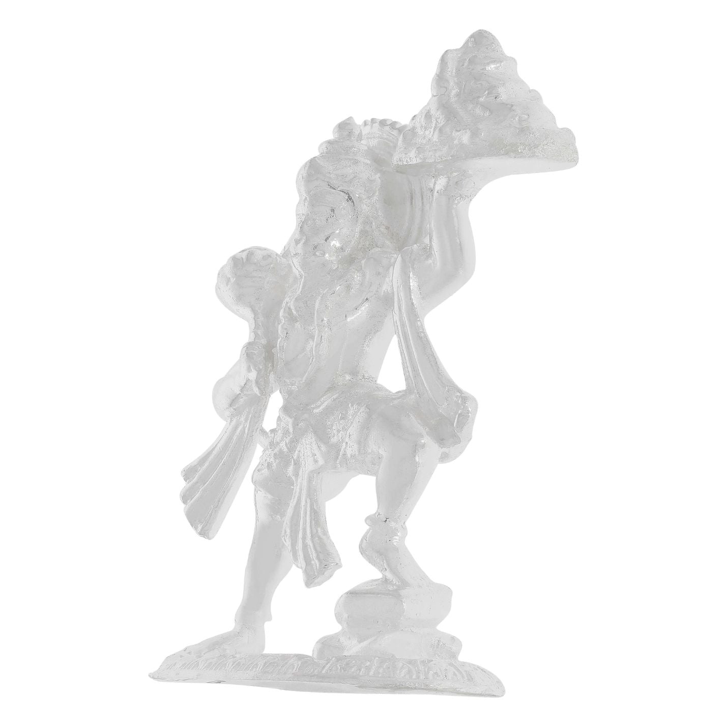Majestic Marvel Silver Hanuman Idol