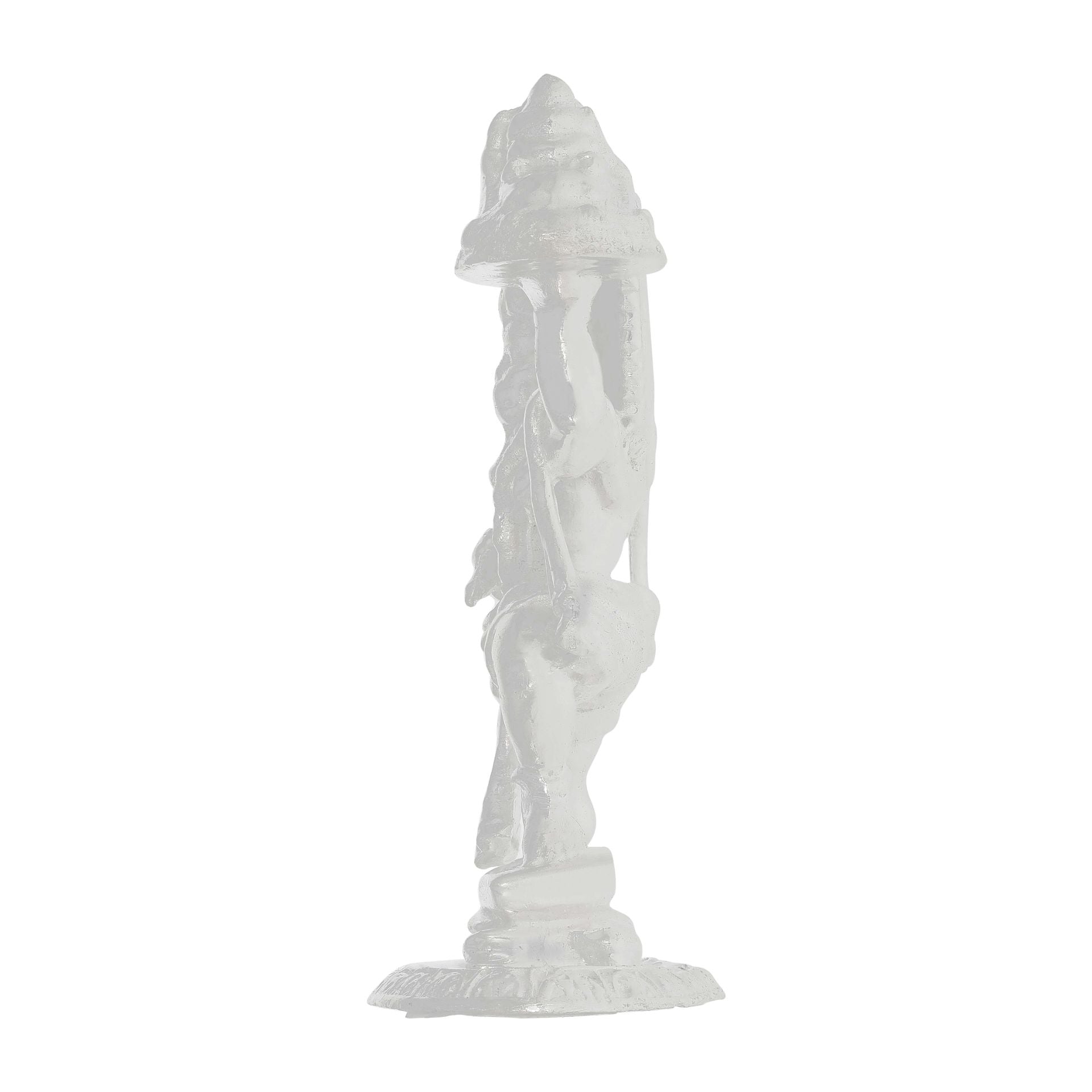 Majestic Marvel Silver Hanuman Idol