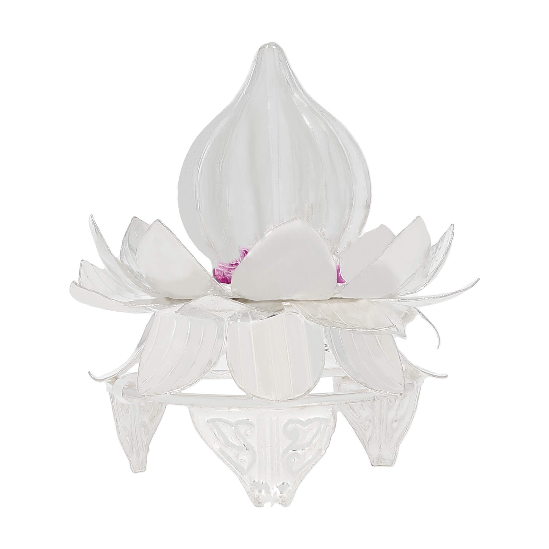 Lotus Bloom Silver Modak