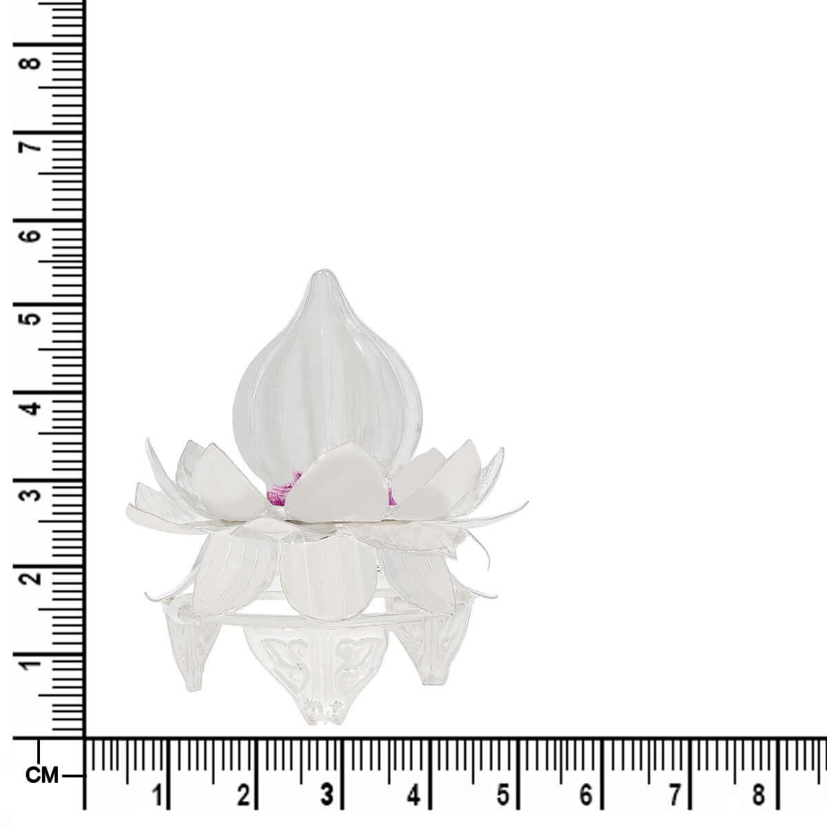 Lotus Bloom Silver Modak