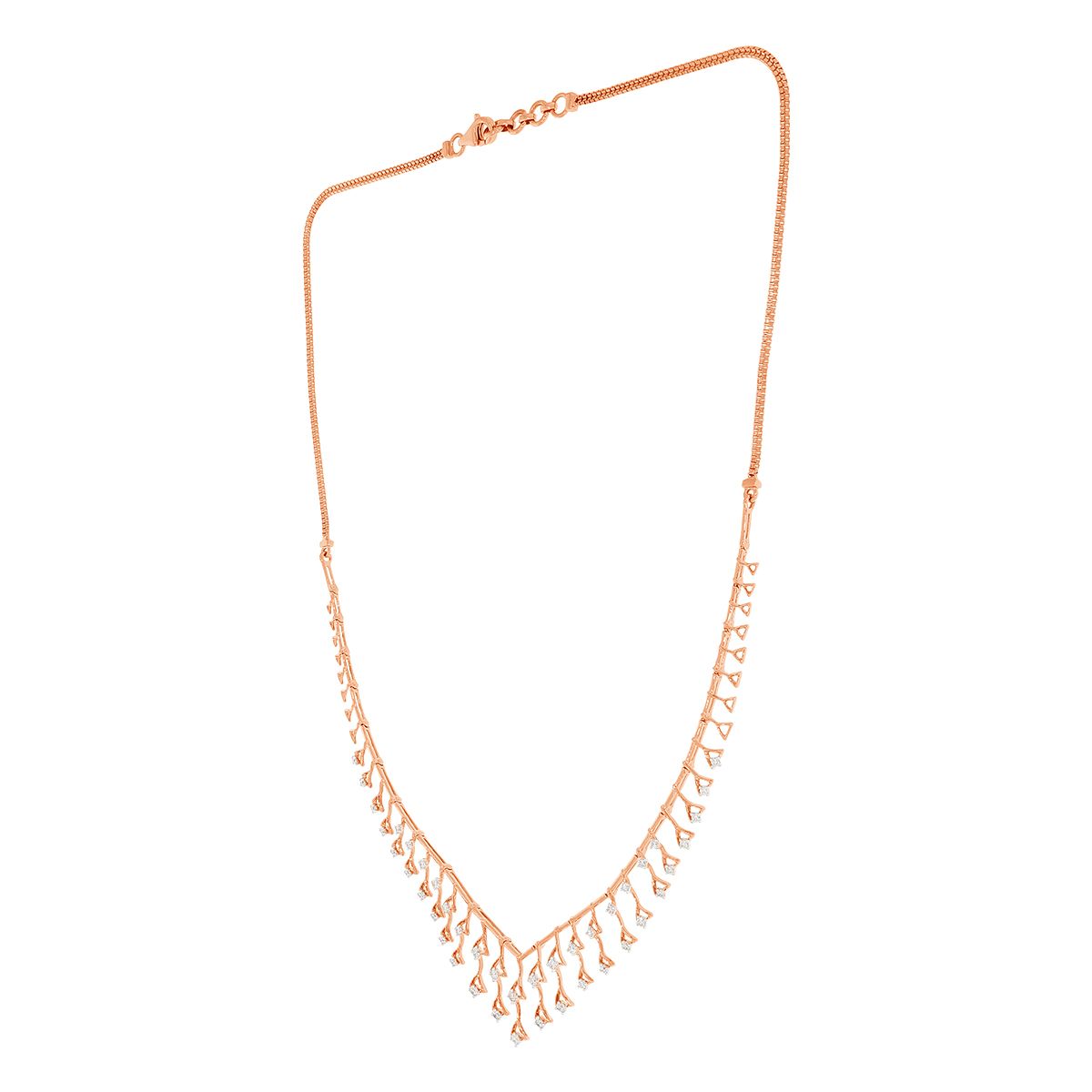 Captivating Dazzle Diamond Short Necklace