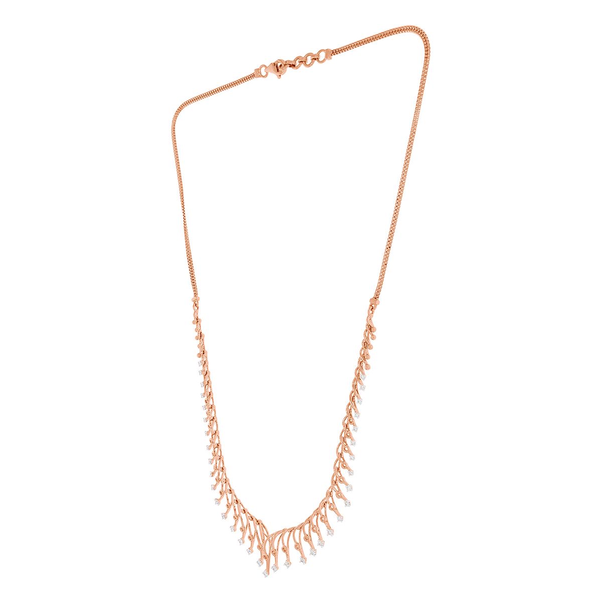 Refined Radiance Diamond Short Necklace