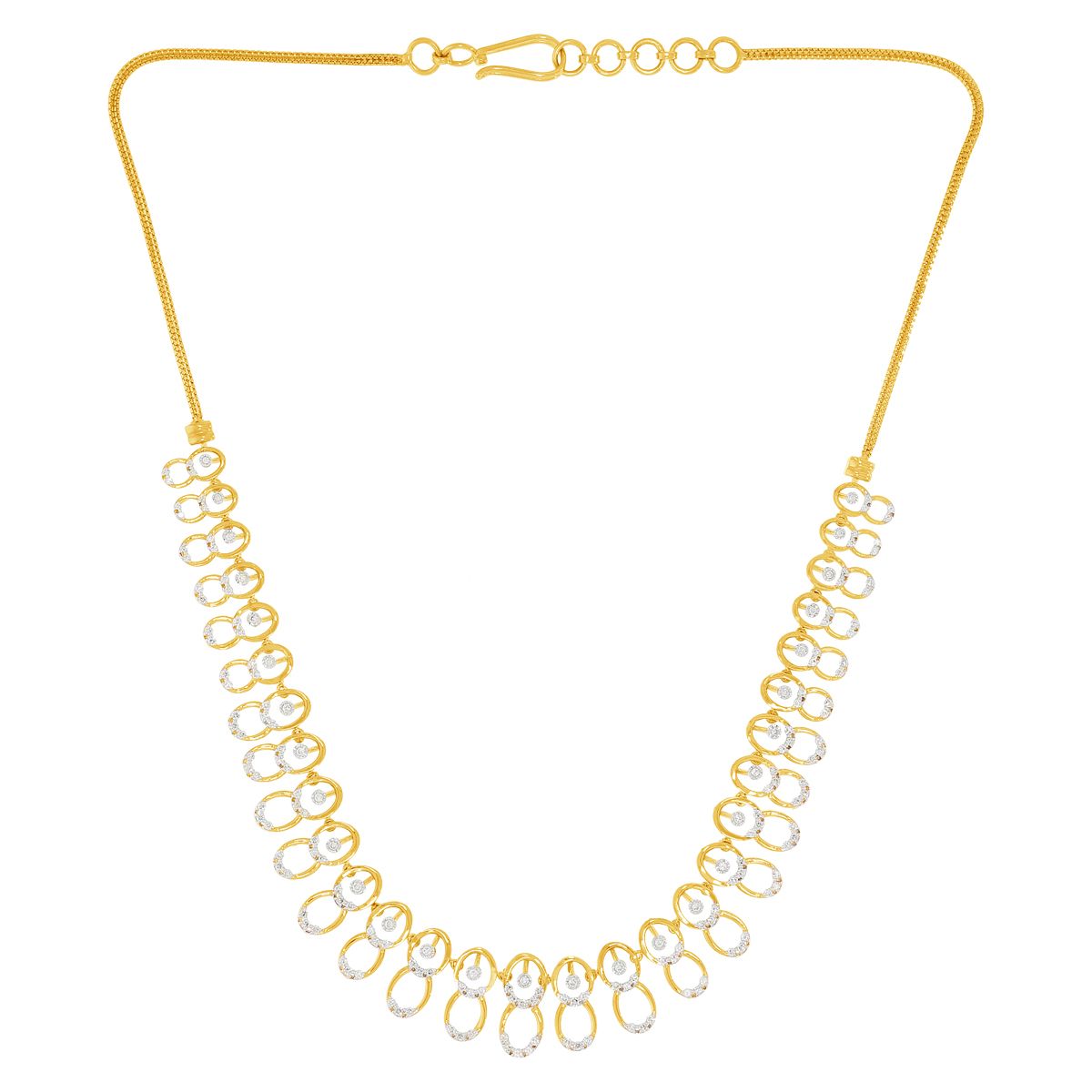 Luxe Shine Diamond Short Necklace