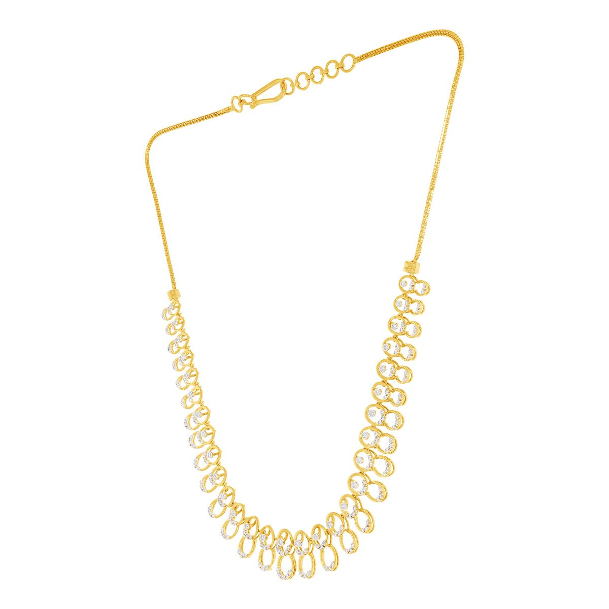 Luxe Shine Diamond Short Necklace