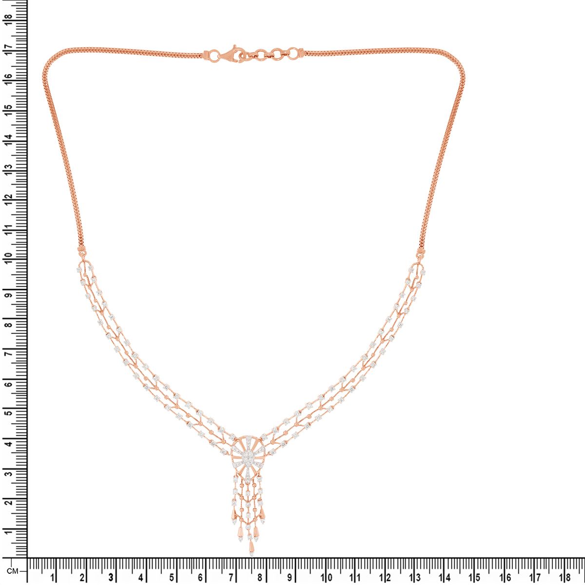 Elegant Charm Diamond Short Necklace