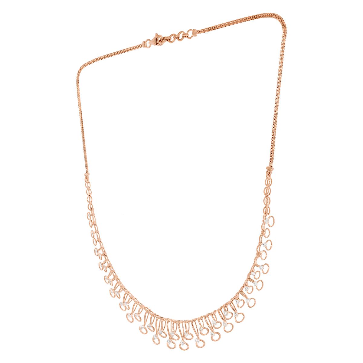 Classy Glow Diamond Short Necklace