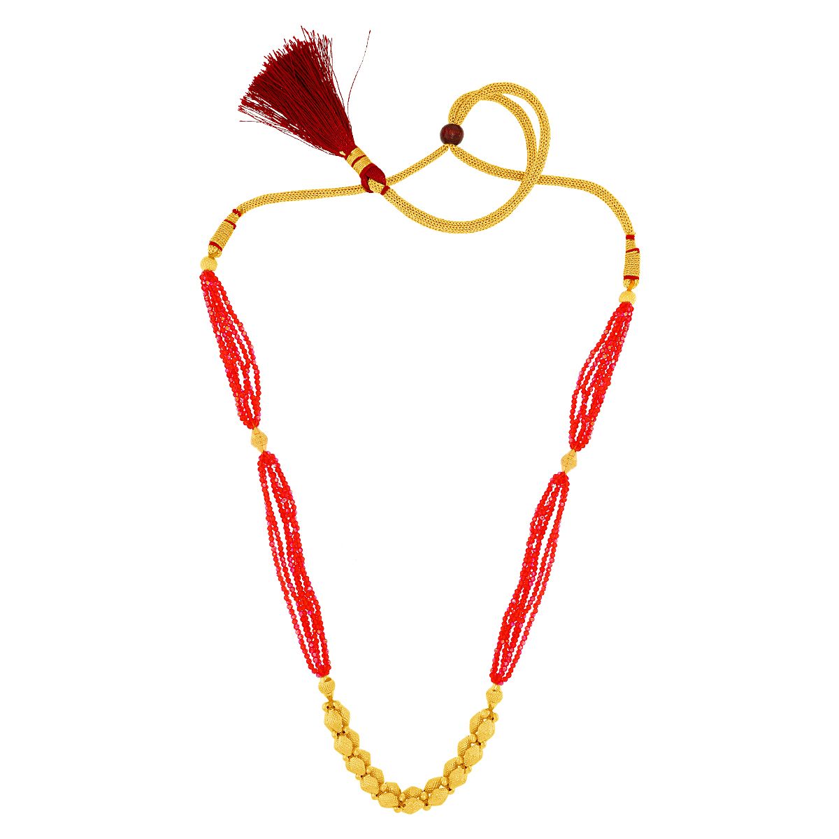 Cherry Glow Gold Mala