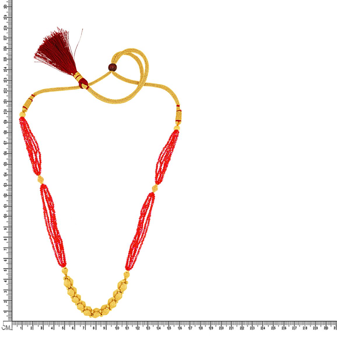 Cherry Glow Gold Mala