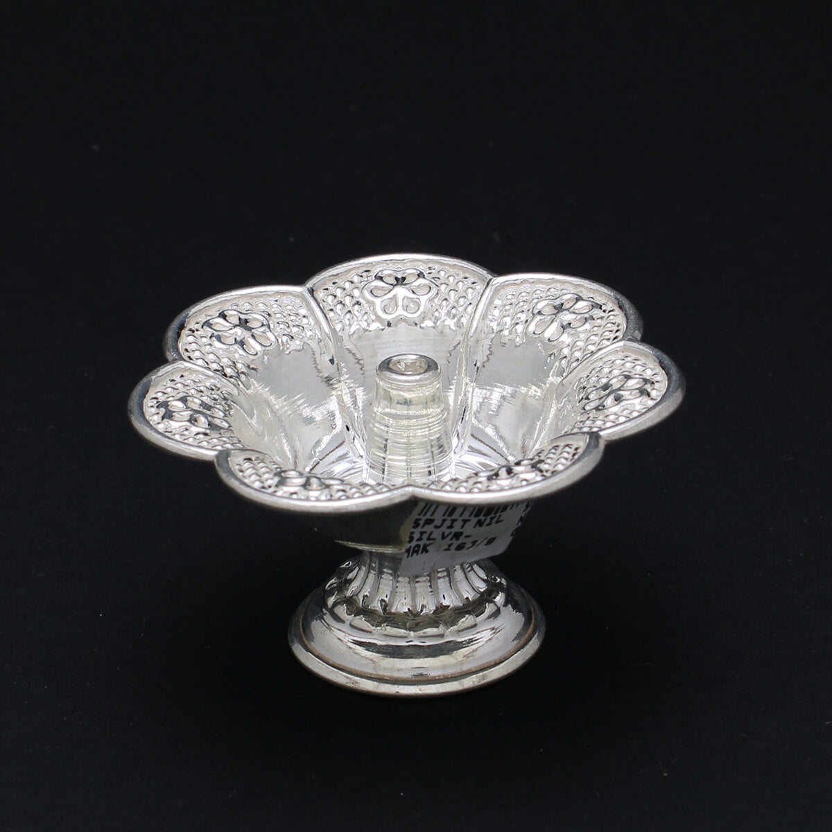 Celestial Flicker Silver Diya