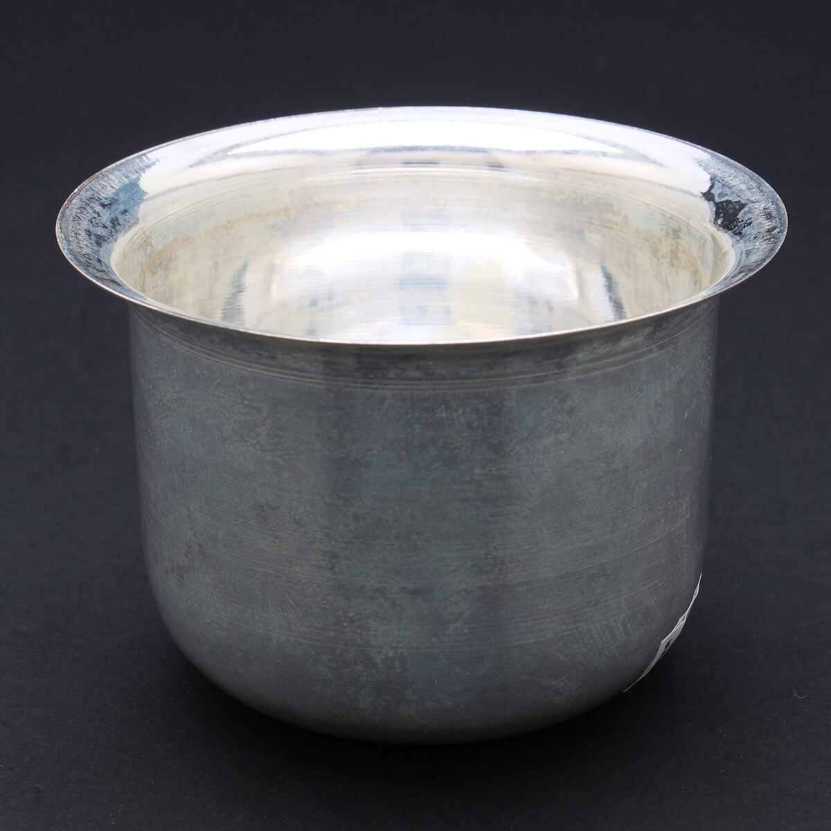 Silver Short Glass Tumbler For Pooja ( Phool Patra )