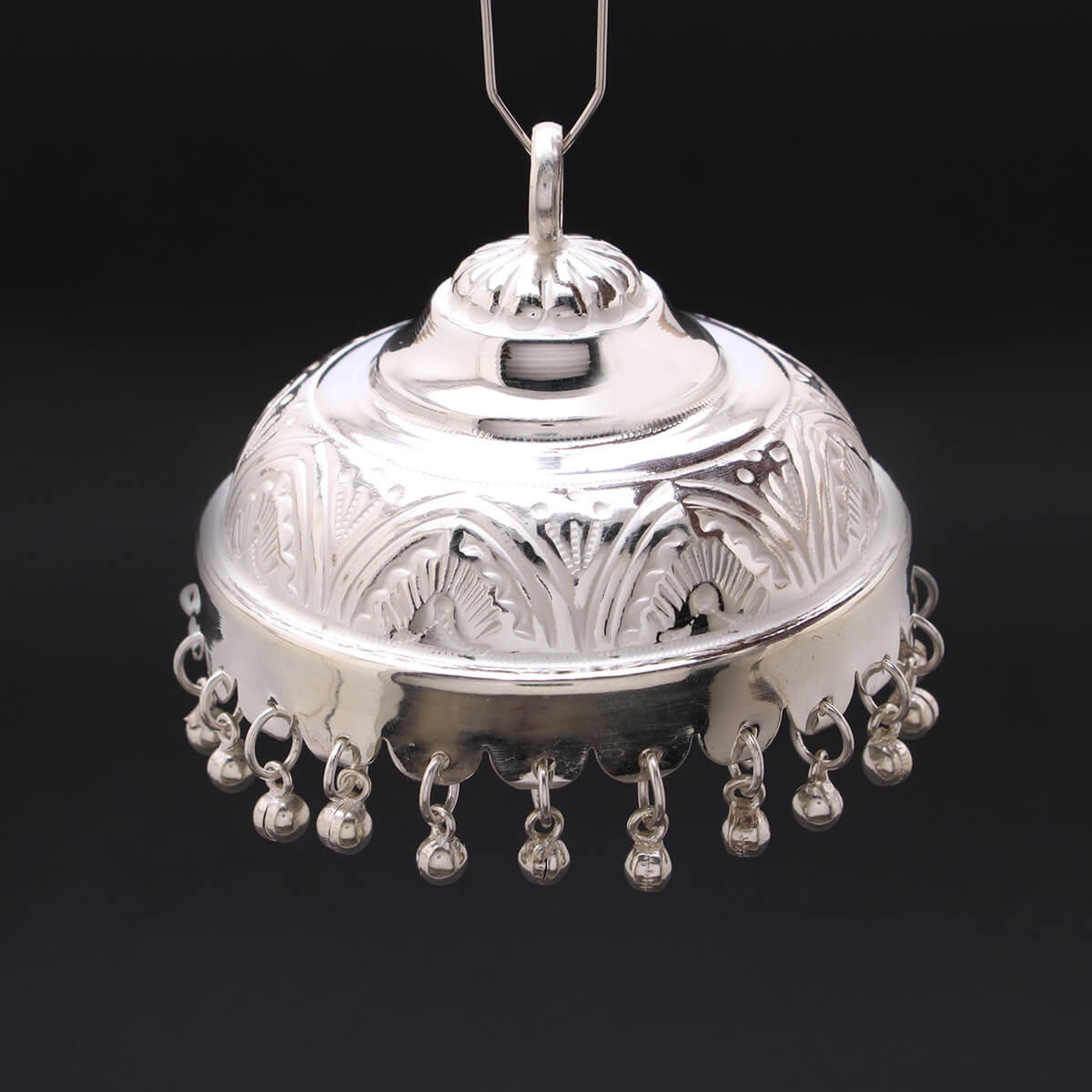 Stunning Shimmer Silver God Chhatra