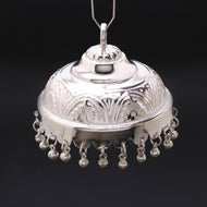 Stunning Shimmer Silver God Chhatra
