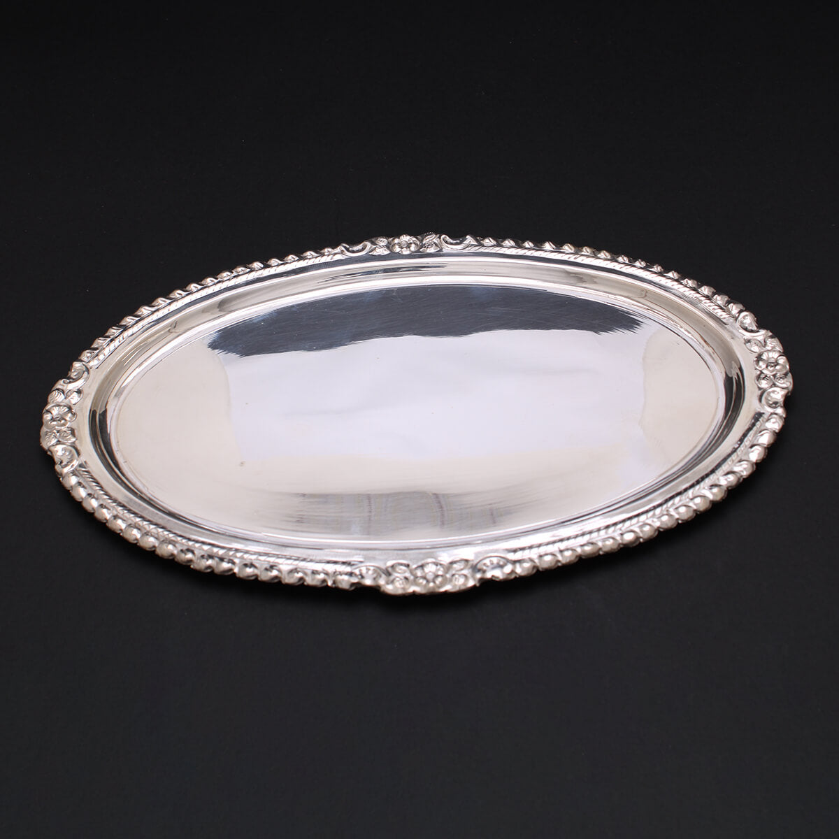Shimmering Elegance Silver Tray