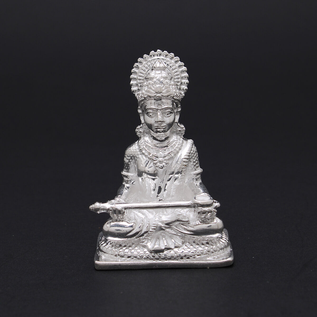 Auspicious Silver Annapurna Devi Idol