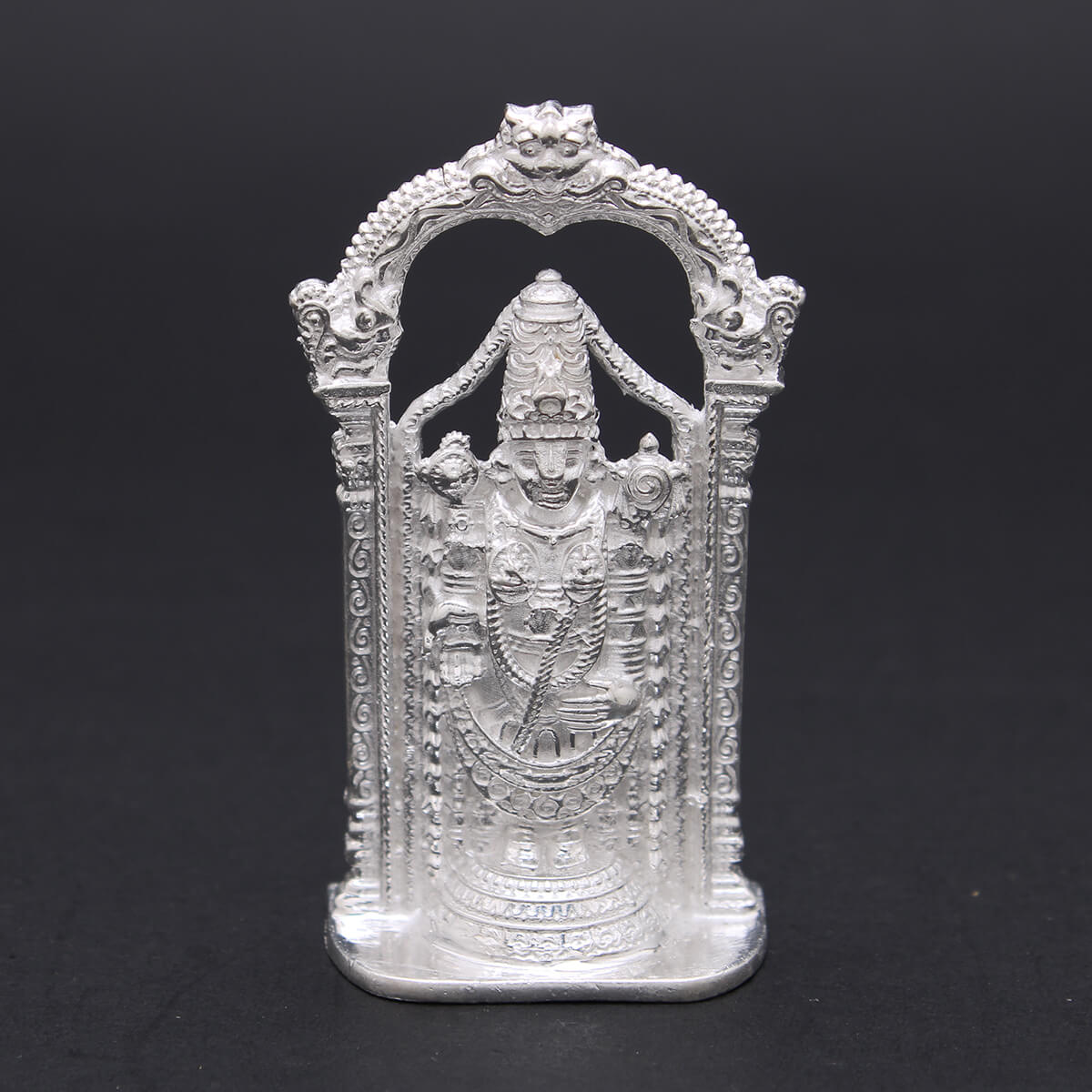 Silver Lord Balaji Divine Idol