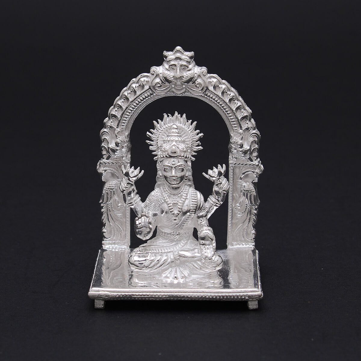 Celestial Peace Laxmi Devi Silver Idol