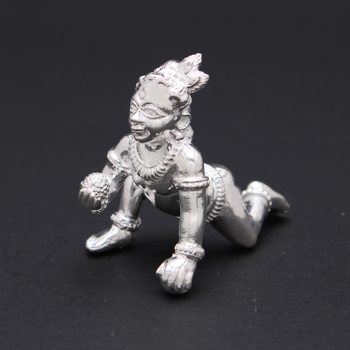 Merciful Magnificent Silver Balkrishna