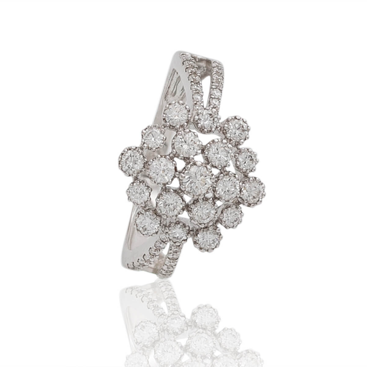 Bold Flair Orb Diamond Ring for Women