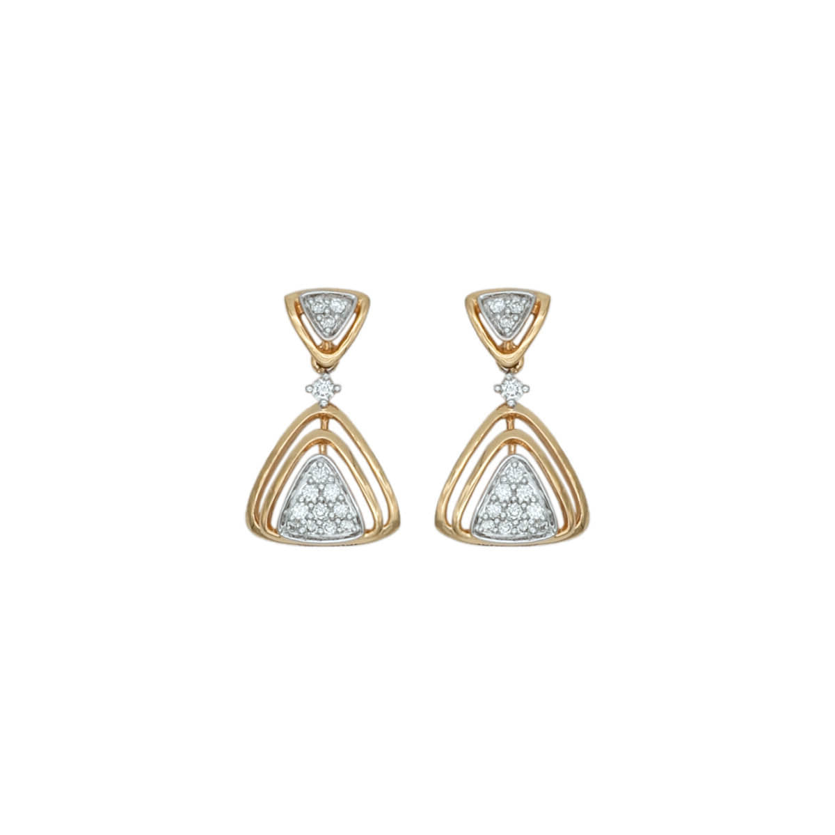 Dainty Trigonal Danglers for Everyday Elegance