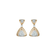 Dainty Trigonal Danglers for Everyday Elegance