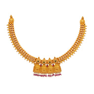 Opulent Charm Gold Short Necklace
