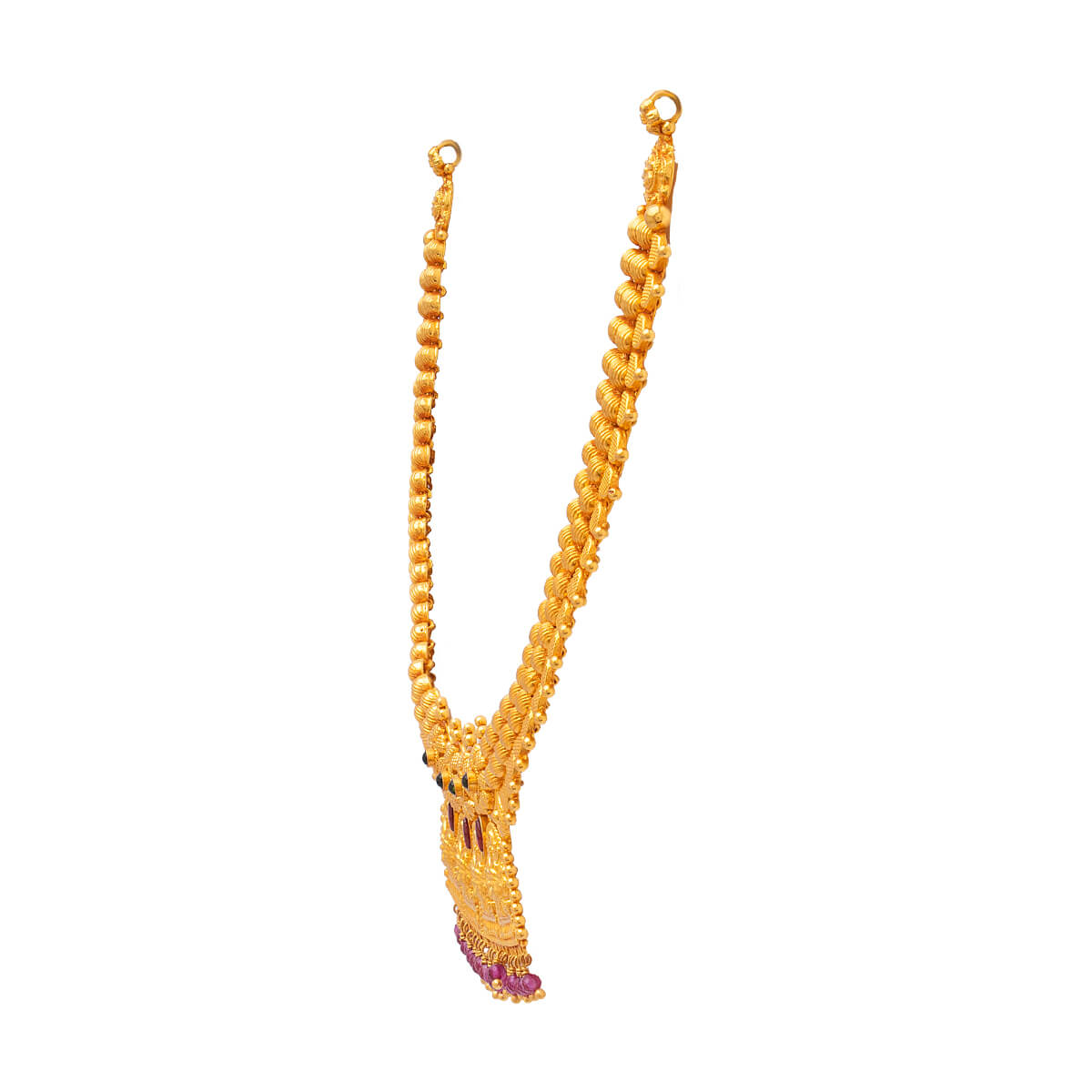 Opulent Charm Gold Short Necklace